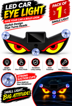 Solar Devil Eye Car Rear Window Light