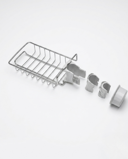 Kitchen Faucet Sponge Holder – Stainless Steel Sink Organizer